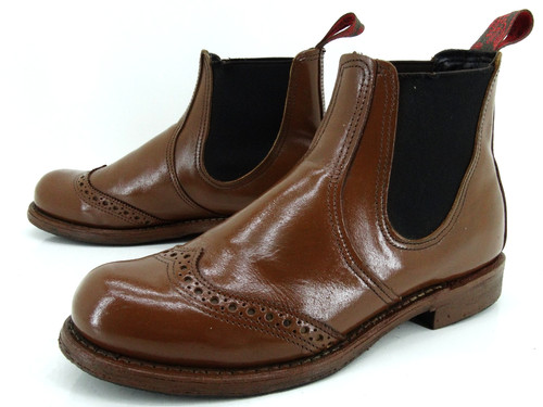 Red wings shoes - red, chelsea