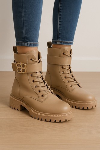 Damen stiefeletten boots beige - damen,