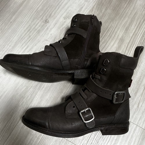 Levis biker stiefeletten braun - biker,