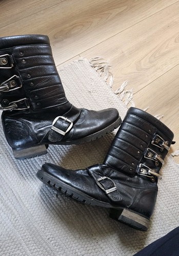 Xyxyx damen biker boots leder - damen,