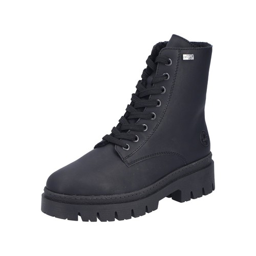 Rieker biker boots schwarz - rieker,