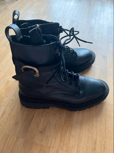 Zara stiefeletten biker boots - zara,