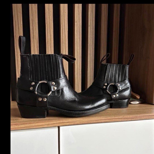 Buffalo leder stiefeletten - leder,