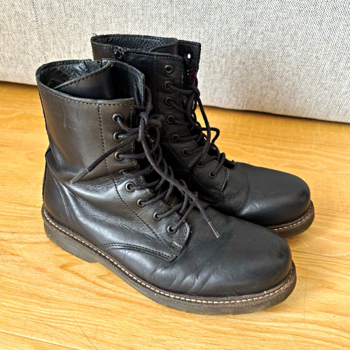 Damen leder biker - damen, boots