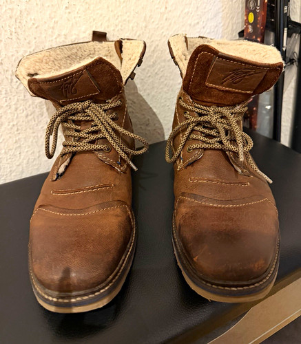 Herren leder stiefeletten - herren,