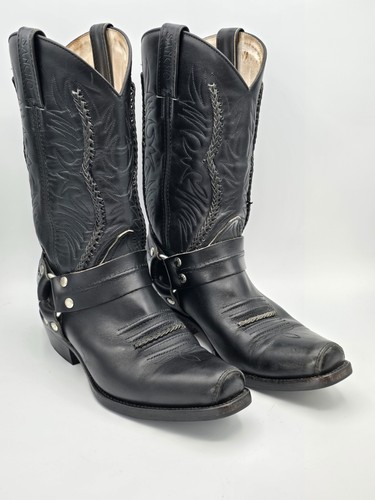 Sancho bikerstiefel schwarz - bikerstiefel,