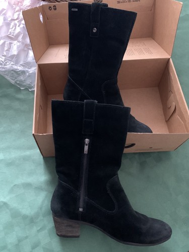 Clarks nubukleder bikerstiefel - clarks,