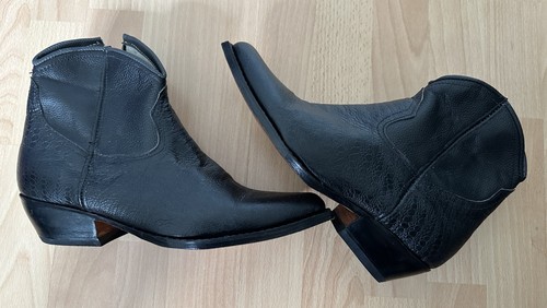 Vintage leder stiefeletten - leder, gr