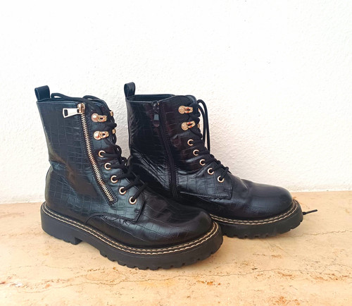 Damen biker boots - damen, stiefeletten