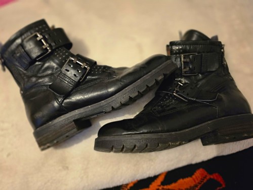 Mjus biker stiefeletten leder - mjus,