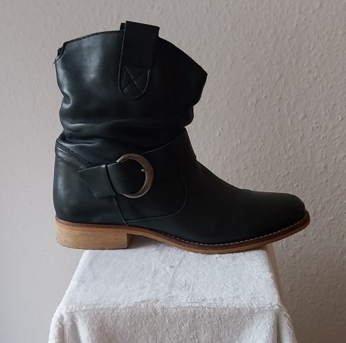 Biker stiefeletten damen leder - stiefeletten,