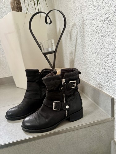 Damen biker stiefeletten - biker,
